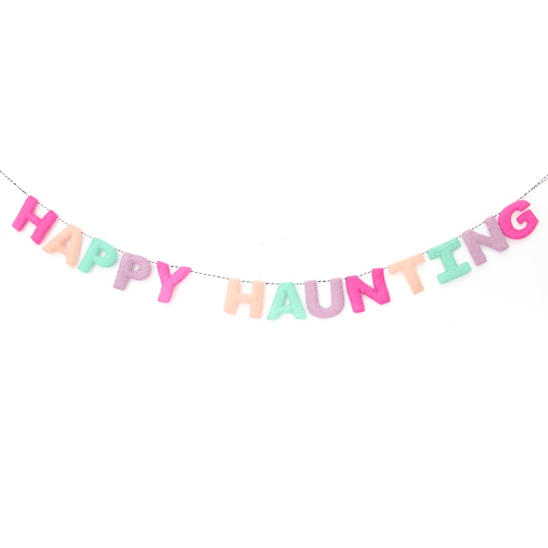 Happy Haunting Felt Garland