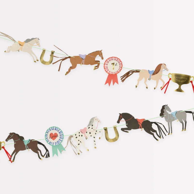 Horses Party Garland