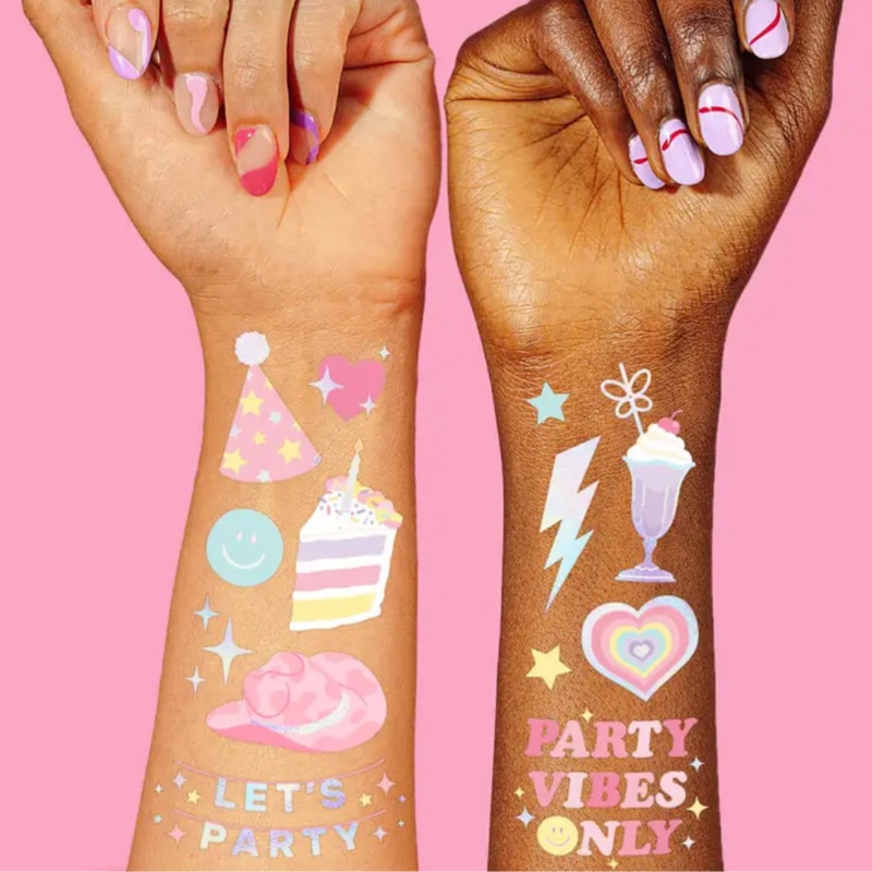 Pastel Pretty Temporary Tattoos
