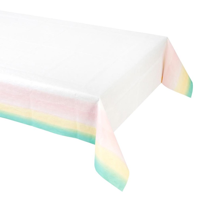 Pastel Rainbow Table Cover