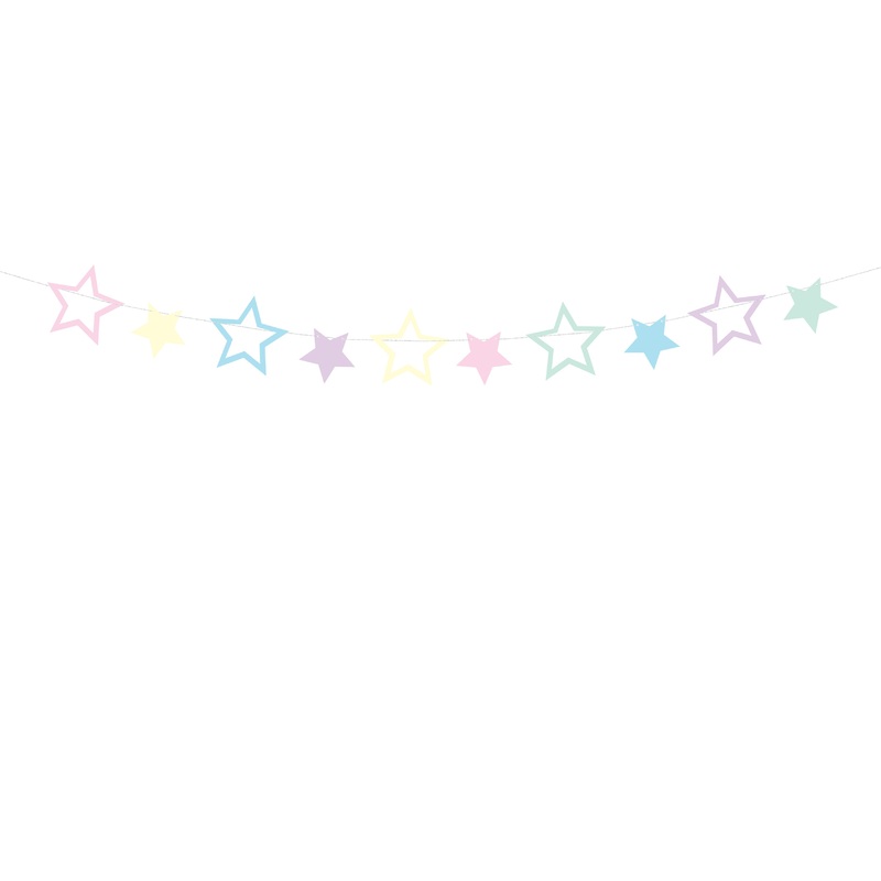 Pastel Stars Garland