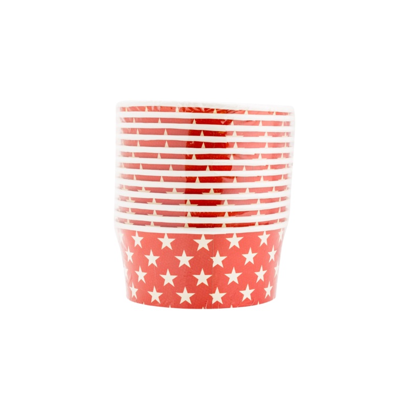 Red Star Paper Treat Bowls