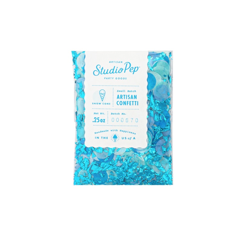 Snow Cone Blue Confetti Pack