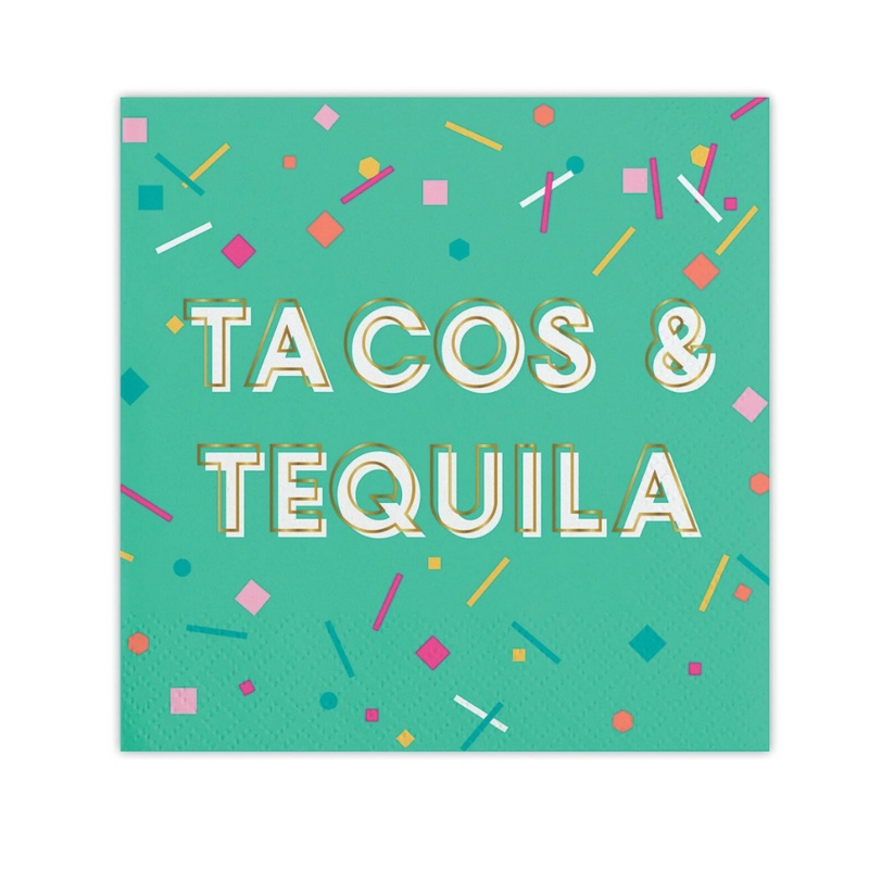 Tacos & Tequila Cocktail Napkins