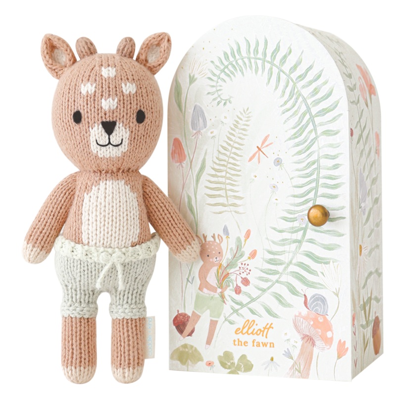 TINY ELLIOT THE FAWN BY CUDDLE + KIND