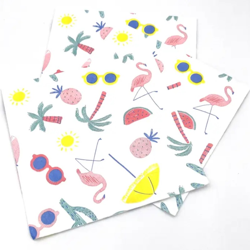 Tropical Summer Cocktail Napkins