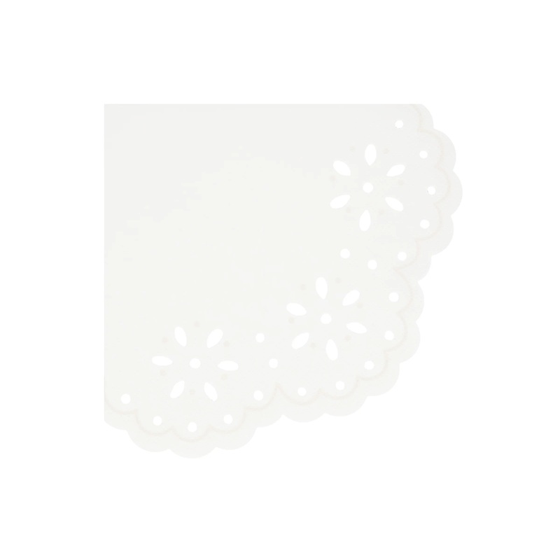 BRODERIE ANGLAISE LACE WHITE LARGE NAPKINS BY MERI MERI
