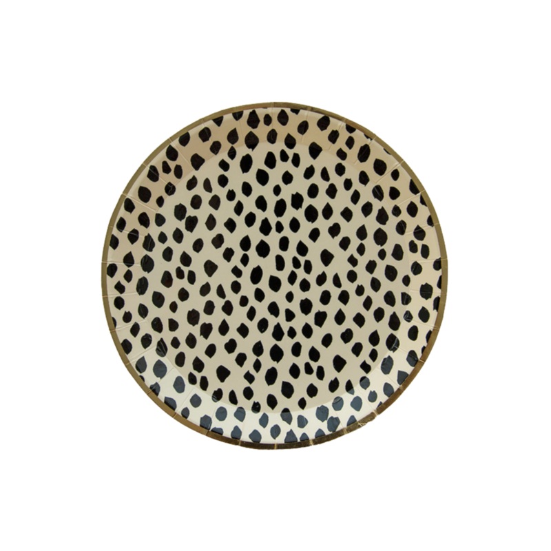 CHEETAH 'DAPPLE' SMALL DESSERT PLATES