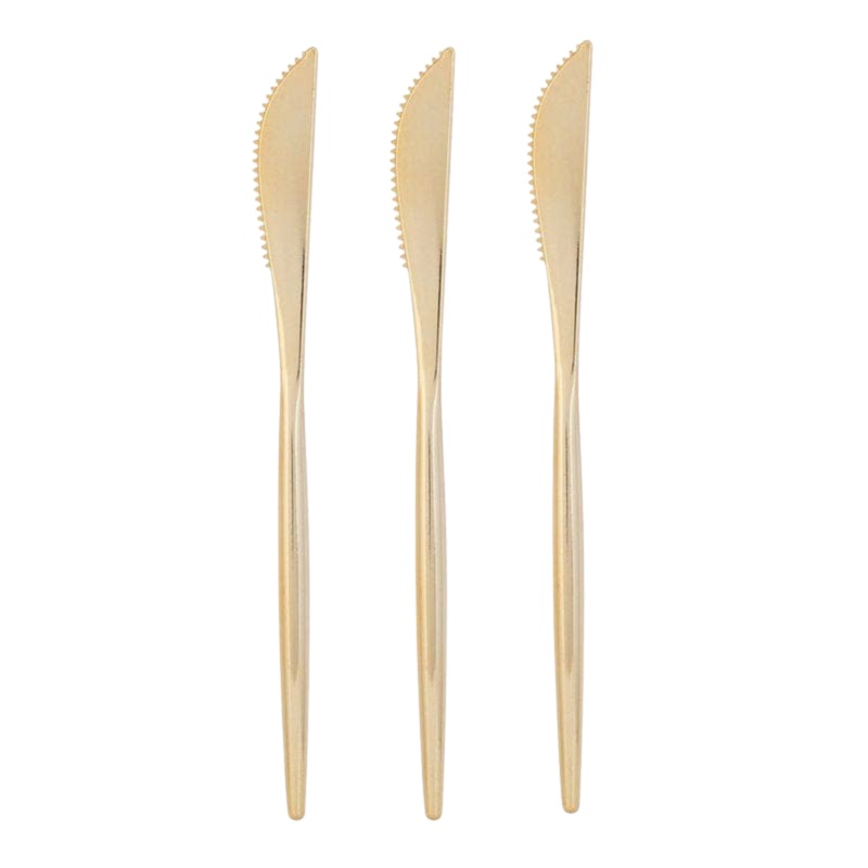 CHIC GOLD REUSABLE KNIVES