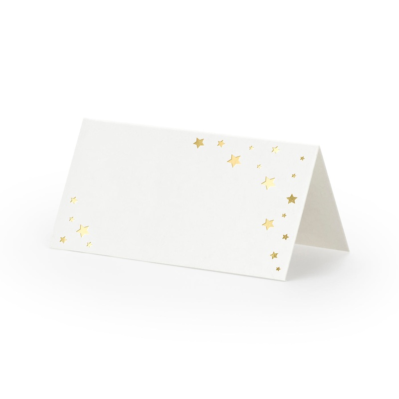GOLD STARS PLACE CARDS