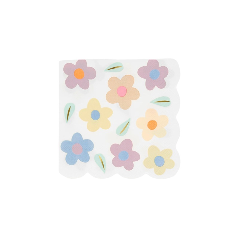 HAPPY FLOWERS SMALL NAPKINS BY MERI MERI