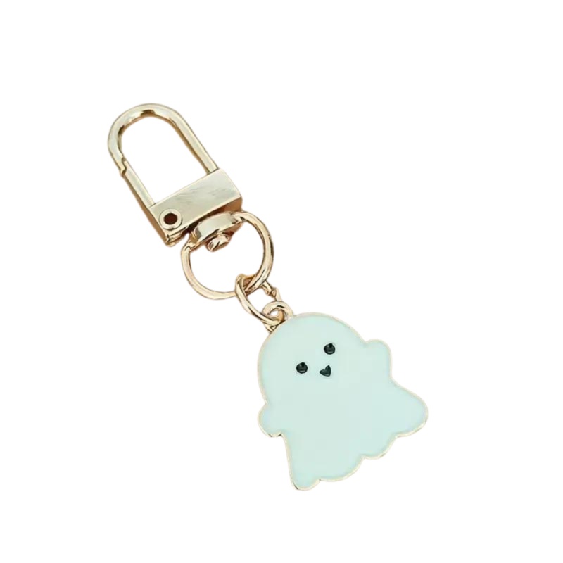 MINI GHOST KEYCHAIN - WHITE