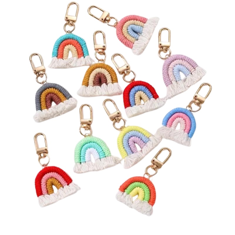 MINI MACRAME KEYCHAINS