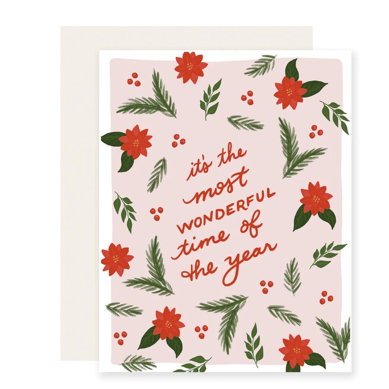 MOST WONDERFUL TIME HOLIDAY CARD