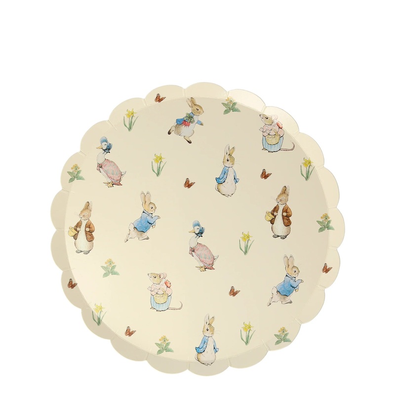 PETER RABBIT AND FRIENDS SIDE PLATES BY MERI MERI