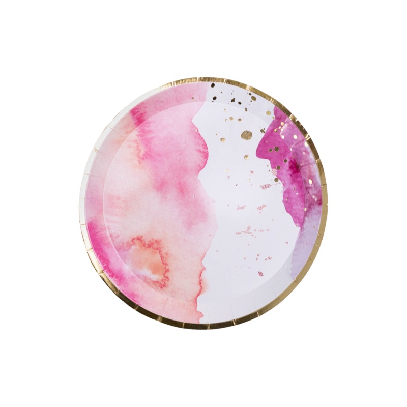 PRETTY IN PINK SMALL DESSERT PLATES