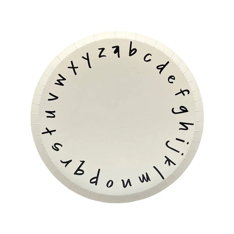 'SCHOOL DAYS' ABC DESSERT PLATES