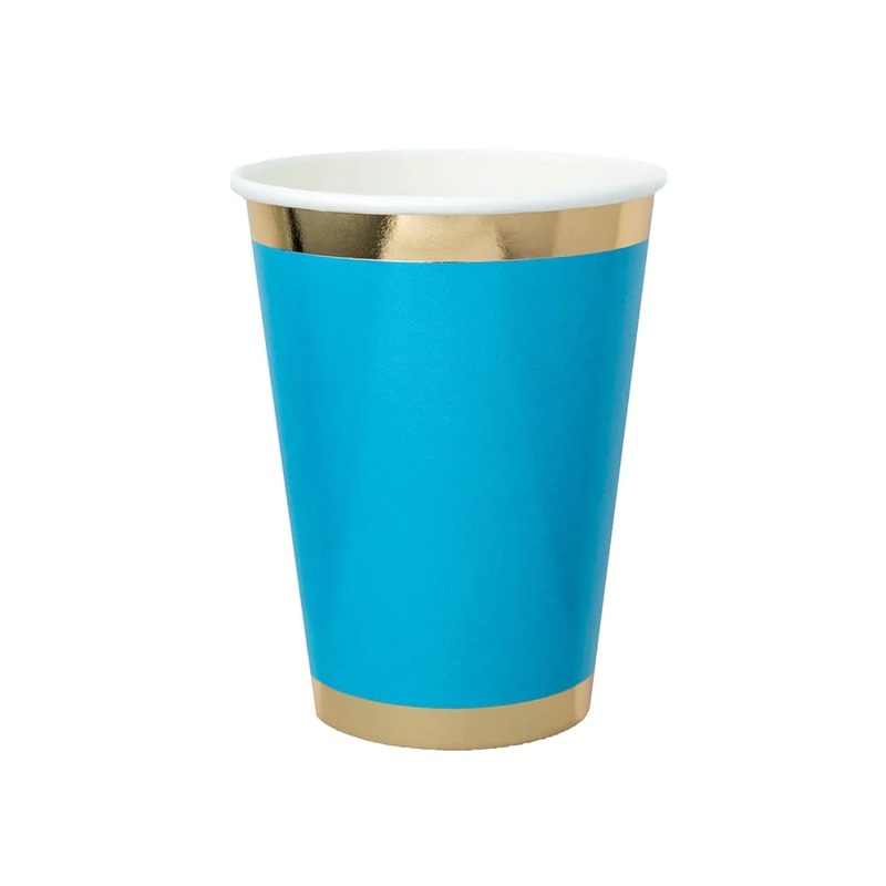 SKY BLUE PAPER CUPS