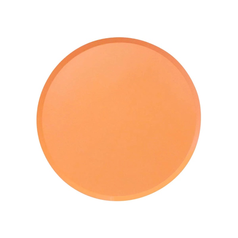 TANGERINE PARTY PLATES