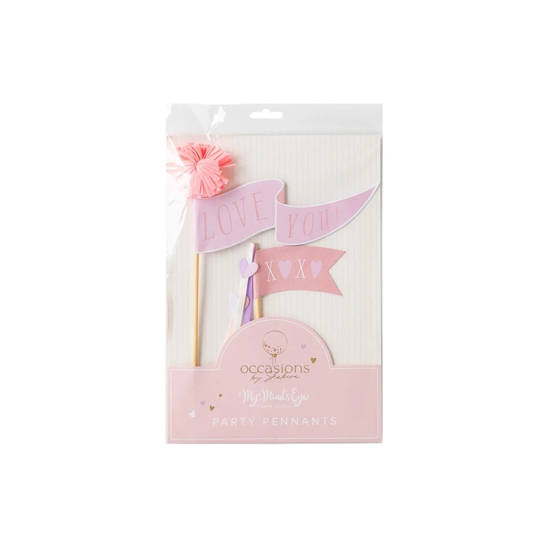 VALENTINE'S PENNANT FLAGS