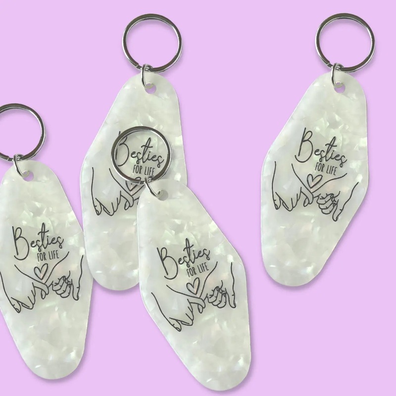 BESTIES FOR LIFE KEYCHAIN