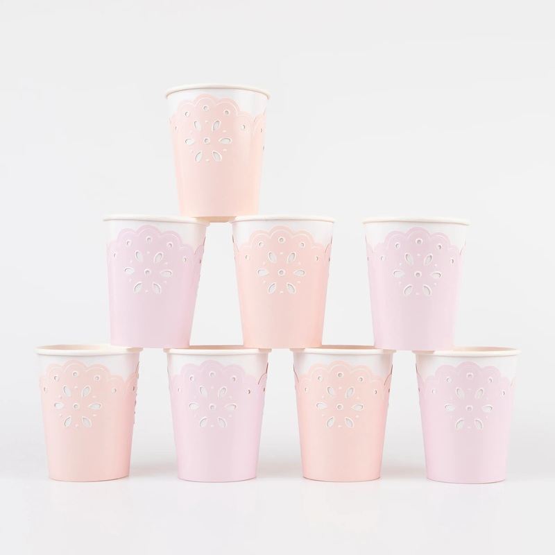 BRODERIE ANGLAISE LACE MULTI CUPS BY MERI MERI