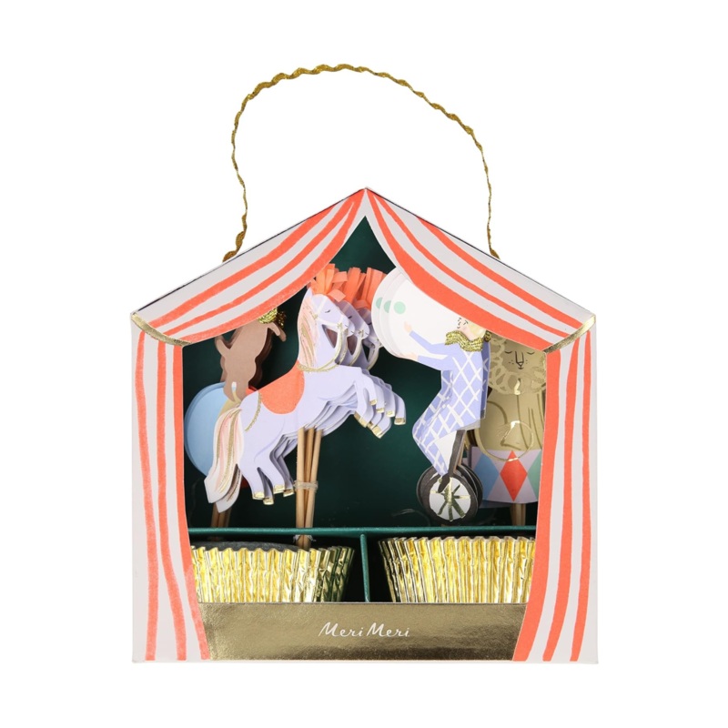 CIRCUS PARADE CUPCAKE KIT BY MERI MERI