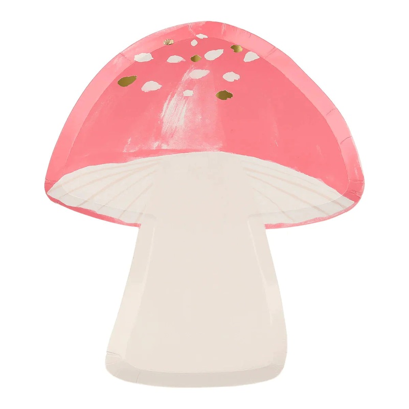 FAIRY MUSHROOM TOADSTOOL PLATES BY MERI MERI