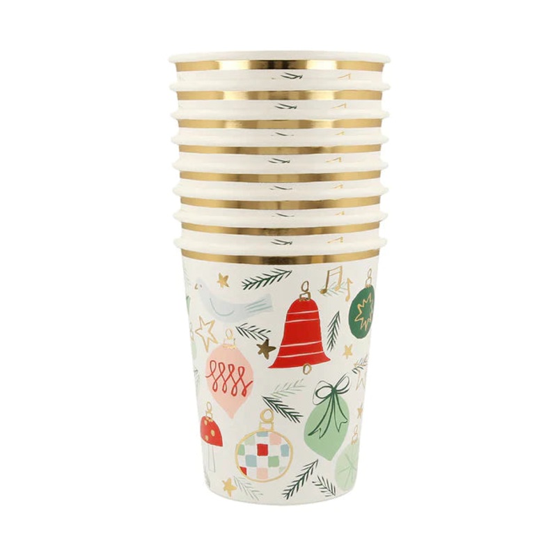 FESTIVE PATTERN CUPS BY MERI MERI