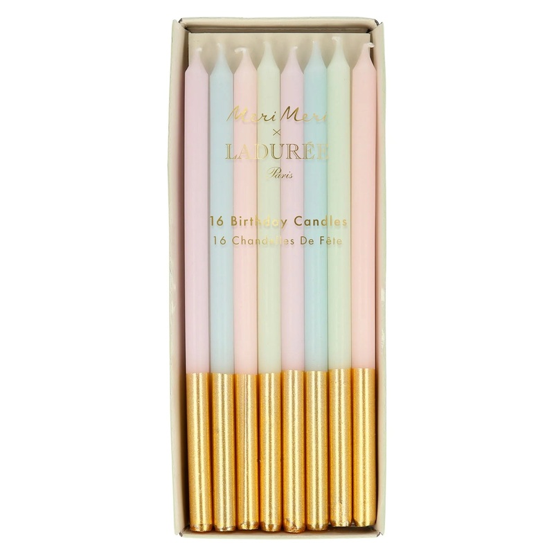 LADURE PARIS GOLD DIPPED CANDLES BY MERI MERI