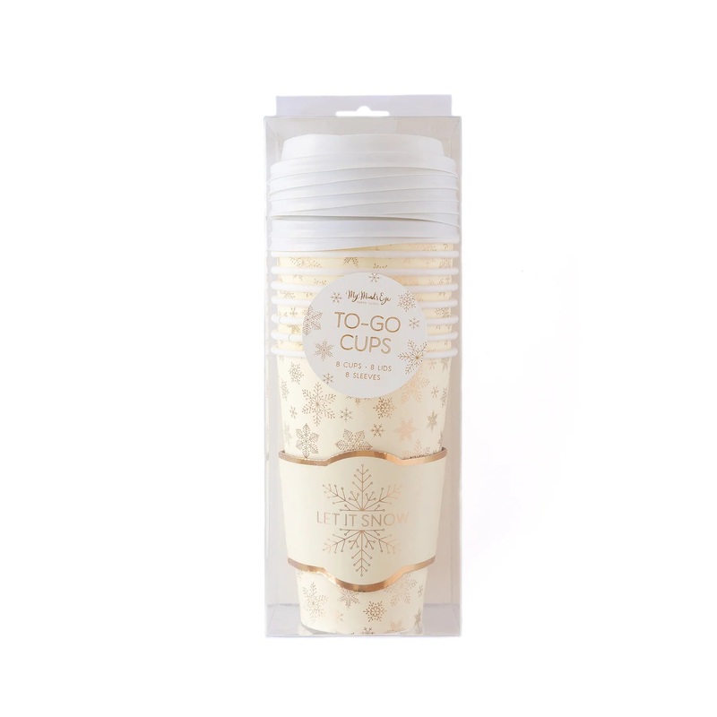 LET IT SNOW TO GO CUPS
