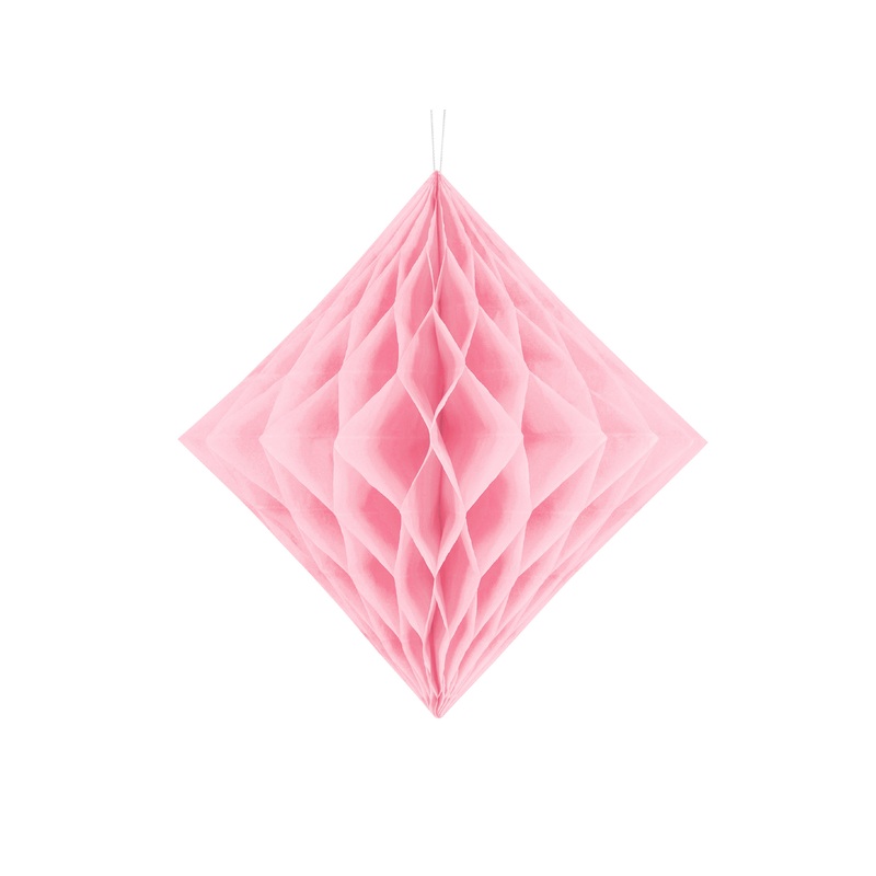 LIGHT PINK HONEYCOMB DIAMOND