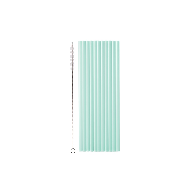 MINT GREEN REUSABLE STRAWS