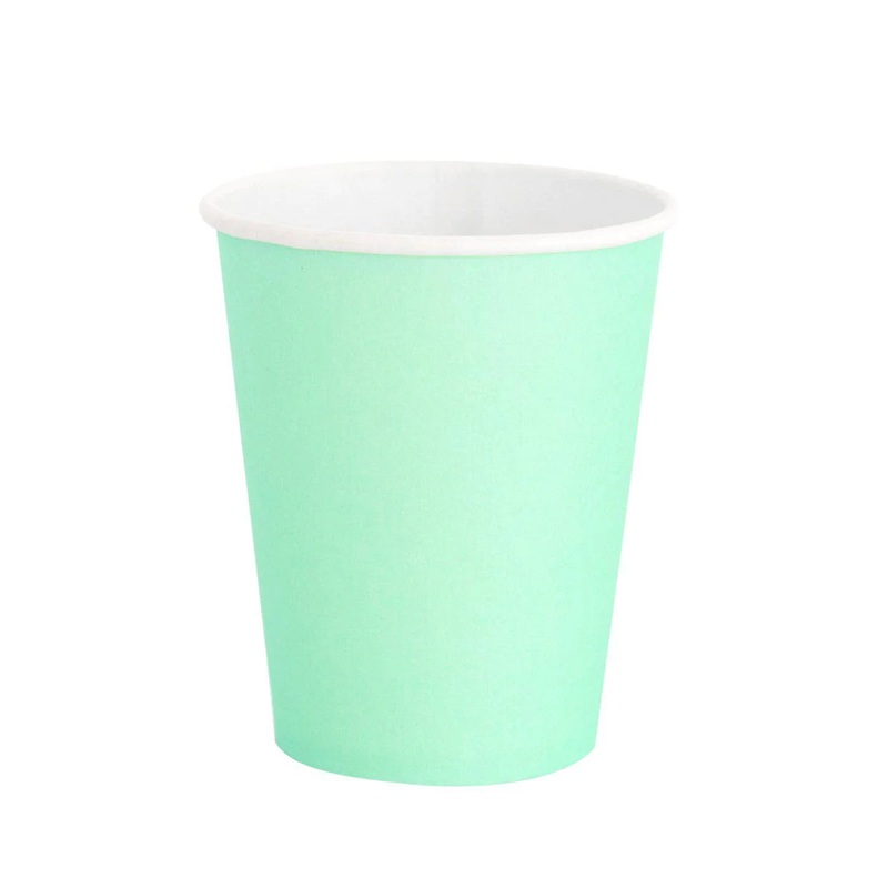 OH HAPPY DAY MINT PAPER CUPS