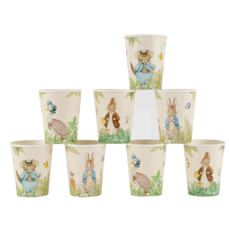PETER RABBIT IN THE GARDEN CUPS BY MERI MERI