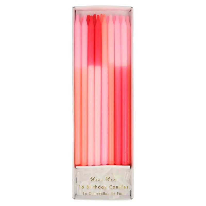 PINK BLOCK CANDLES BY MERI MERI