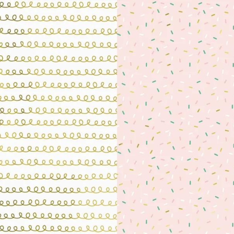 PINK CHRISTMAS WRAPPING PAPER ROLLS
