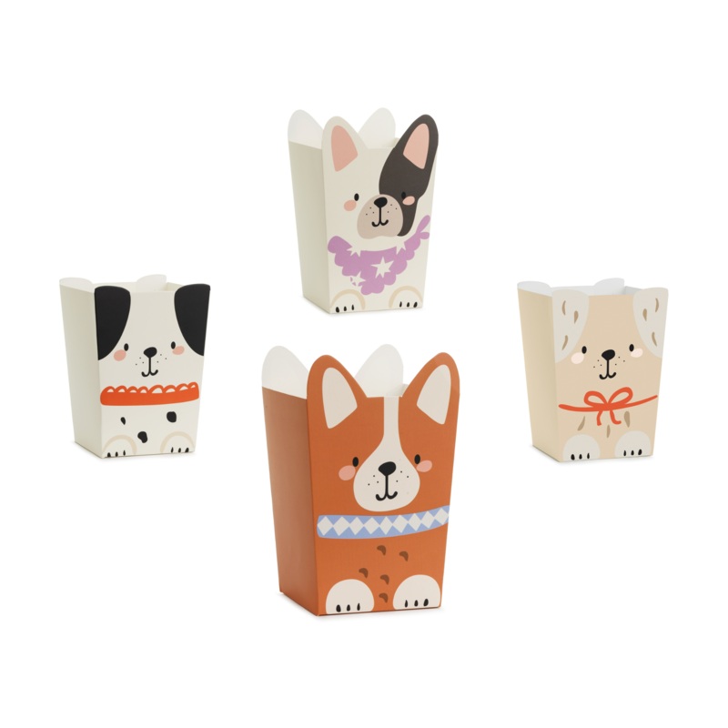PUPPY POPCORN BOXES