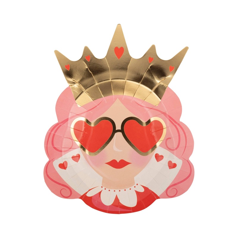 QUEEN OF HEARTS PLATES