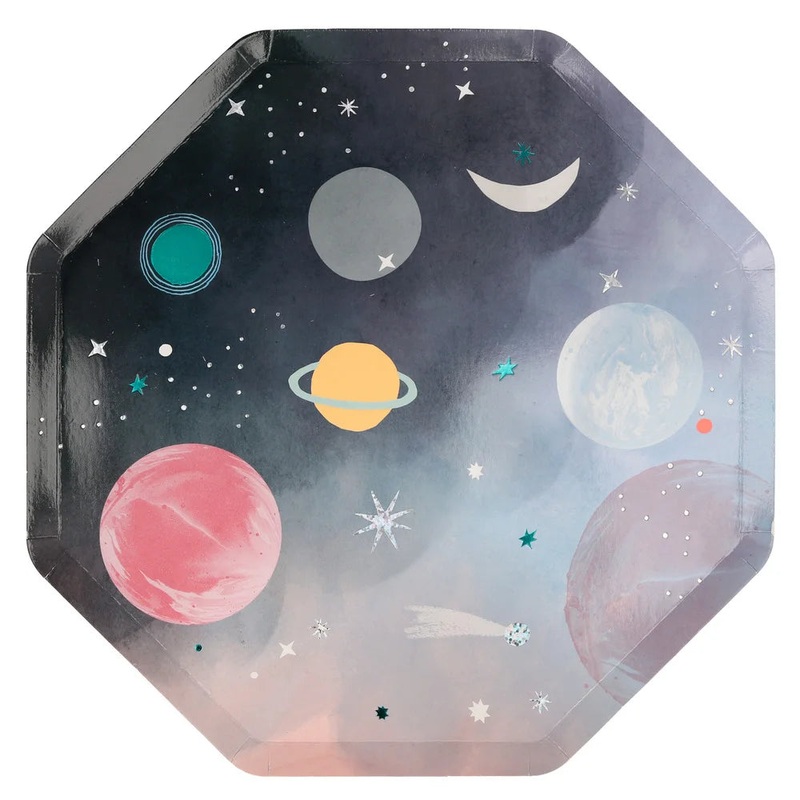 SPACE DINNER PLATES BY MERI MERI