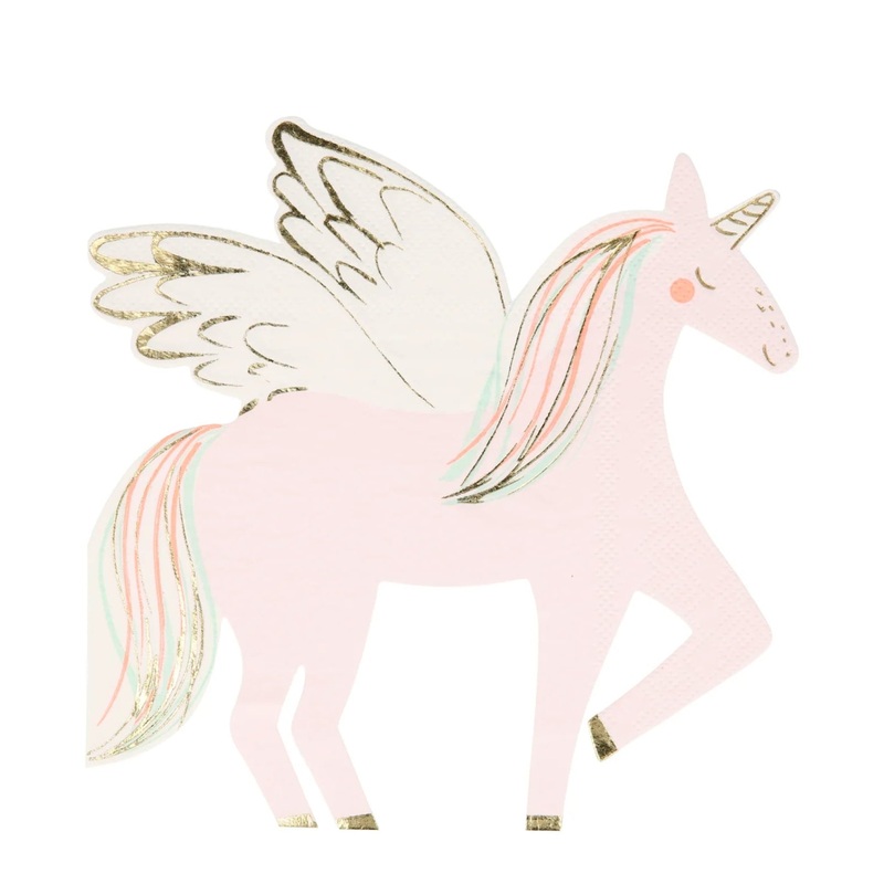 UNICORN NAPKINS BY MERI MERI