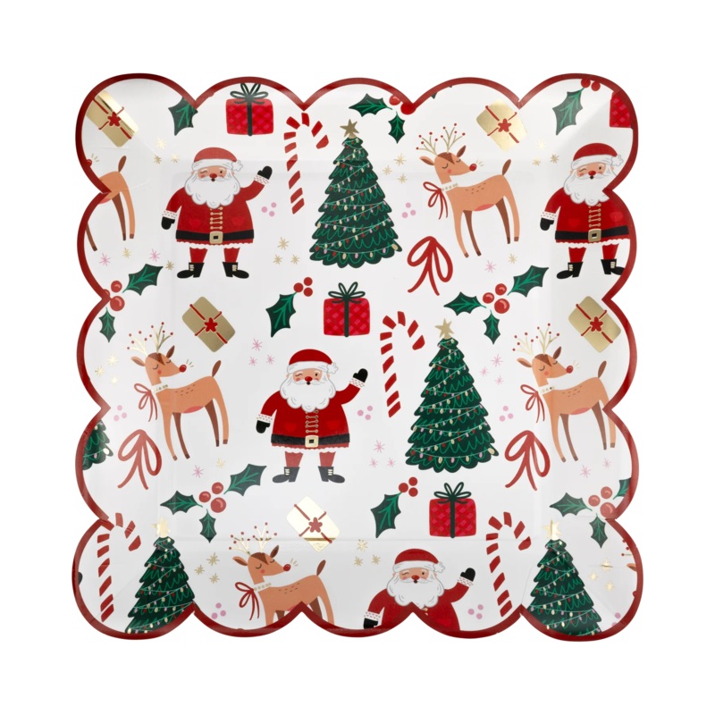 WHIMSY CHRISTMAS SCATTER PLATES
