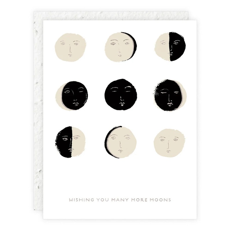 WISHING YOU MANY MOONS GREETING CARD