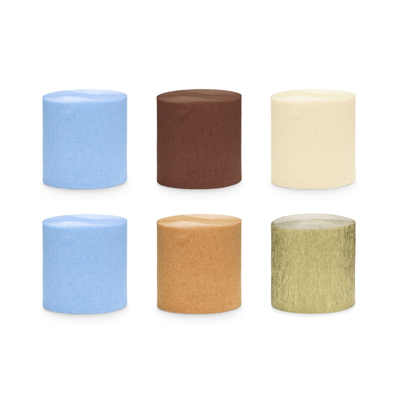 BEARY HUES CREPE STREAMERS
