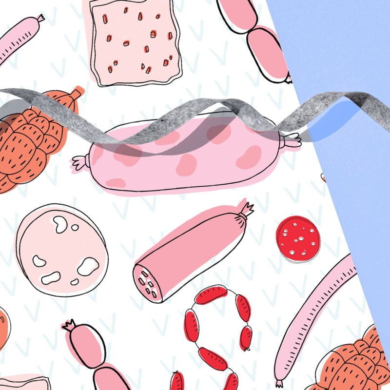CHARCUTERIE GIFT WRAP SHEETS