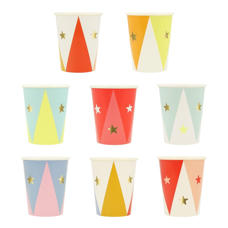 CIRCUS CUPS BY MERI MERI