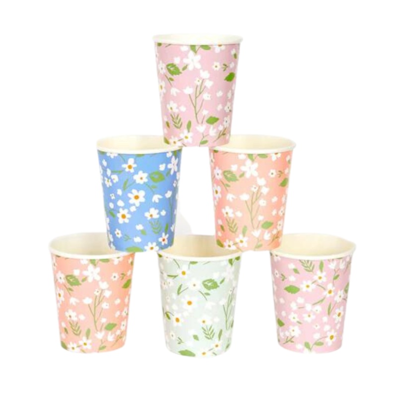 DITSY FLORAL PAPER CUPS BY MERI MERI