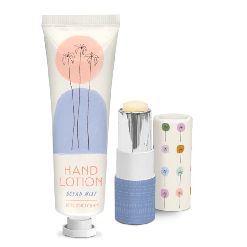 DOTTED PALMS LIP BALM & LOTION SET