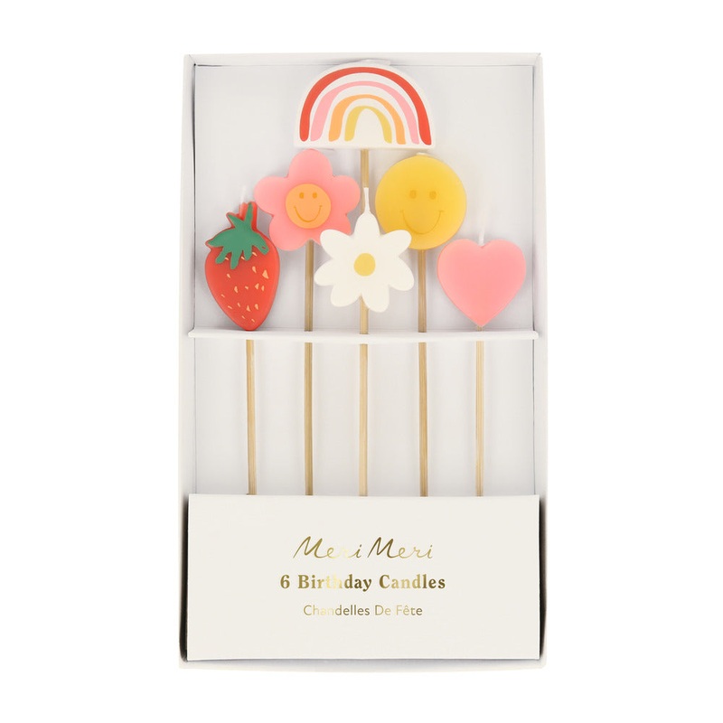 HAPPY FACE ICONS CANDLES BY MERI MERI