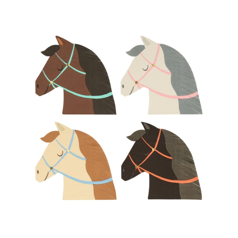 HORSE NAPKINS BY MERI MERI